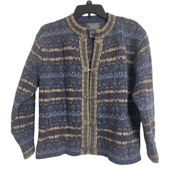 Squaw Valley S Wool Fair Isle Outdoor Ski Snowboard Winter Sweater - Picture 1 of 7